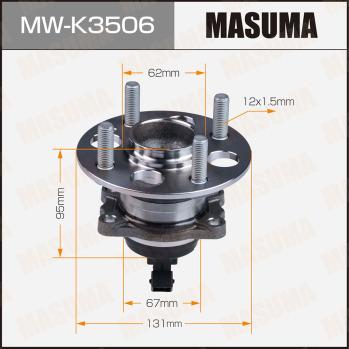 MASUMA MW-K3506 - Комплект підшипника маточини колеса autozip.com.ua