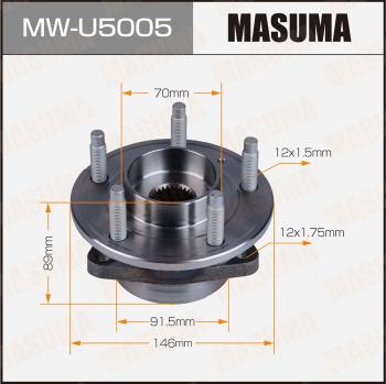 MASUMA MW-U5005 - Підшипник ступиці колеса autozip.com.ua
