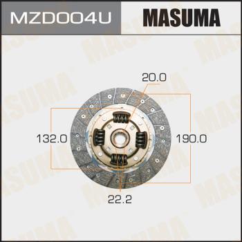 MASUMA MZD004U - Диск зчеплення autozip.com.ua