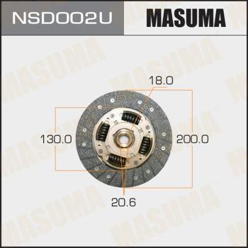 MASUMA NSD002U - Диск зчеплення autozip.com.ua
