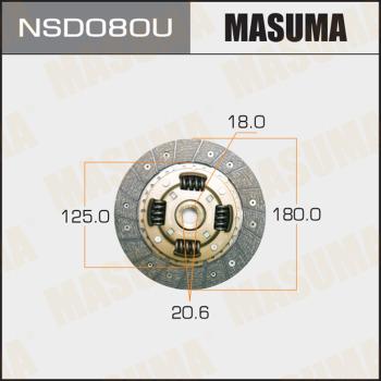 MASUMA NSD080U - Диск зчеплення autozip.com.ua