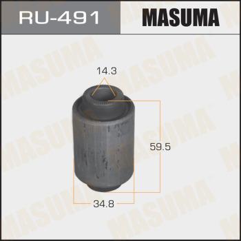 MASUMA RU-491 - Сайлентблок, важіль підвіски колеса autozip.com.ua