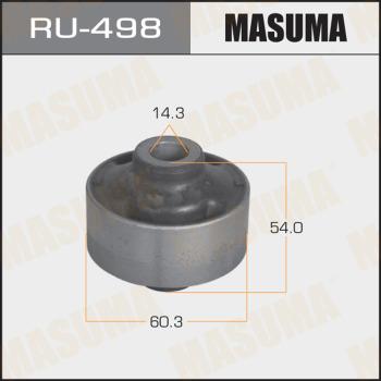 MASUMA RU-498 - Сайлентблок, важіль підвіски колеса autozip.com.ua