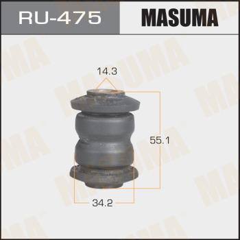 MASUMA RU-475 - Сайлентблок, важіль підвіски колеса autozip.com.ua