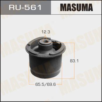 MASUMA RU-561 - Сайлентблок, важіль підвіски колеса autozip.com.ua