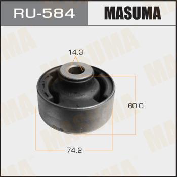 MASUMA RU-584 - Сайлентблок, важіль підвіски колеса autozip.com.ua
