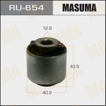 MASUMA RU-654 - Сайлентблок, важіль підвіски колеса autozip.com.ua