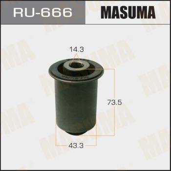 MASUMA RU-666 - Сайлентблок, важіль підвіски колеса autozip.com.ua