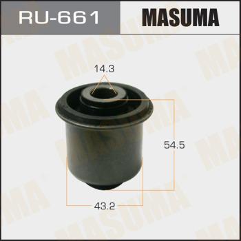 MASUMA RU661 - Сайлентблок, важіль підвіски колеса autozip.com.ua