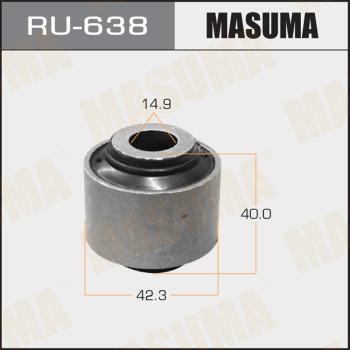 MASUMA RU638 - Сайлентблок, важіль підвіски колеса autozip.com.ua
