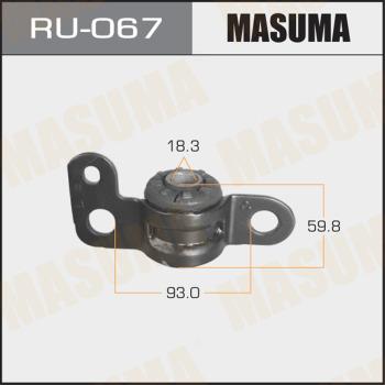 MASUMA RU-067 - Сайлентблок, важіль підвіски колеса autozip.com.ua
