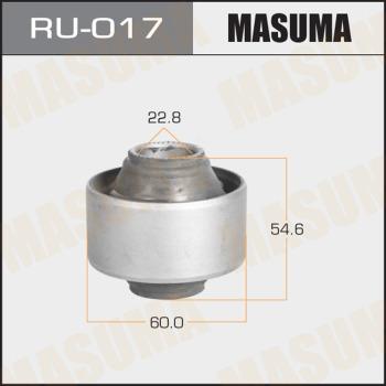 MASUMA RU-017 - Сайлентблок, важіль підвіски колеса autozip.com.ua
