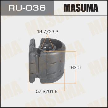 MASUMA RU-036 - Сайлентблок, важіль підвіски колеса autozip.com.ua