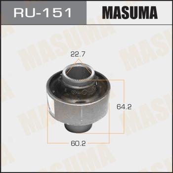 MASUMA RU151 - Сайлентблок, важіль підвіски колеса autozip.com.ua