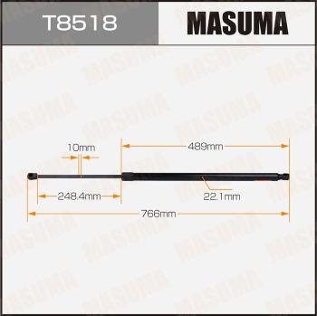 MASUMA T8518 - Газова пружина, кришка багажник autozip.com.ua
