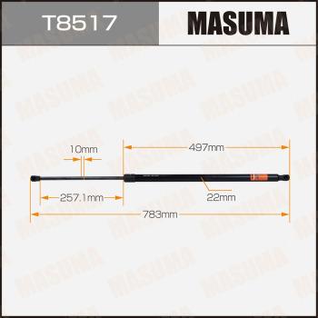 MASUMA T8517 - Газова пружина, кришка багажник autozip.com.ua