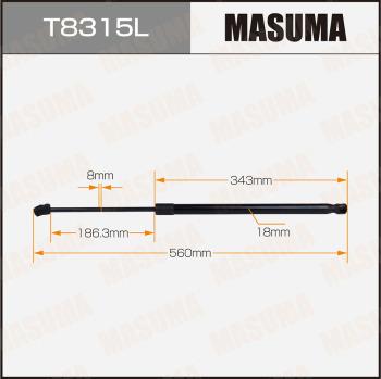MASUMA T8315L - Газова пружина, кришка багажник autozip.com.ua