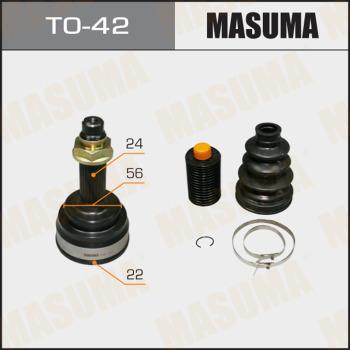 MASUMA TO-42 - Шарнір, ШРУС, приводний вал autozip.com.ua
