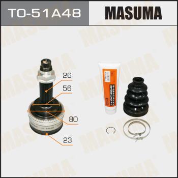 MASUMA TO-51A48 - Шарнір, ШРУС, приводний вал autozip.com.ua