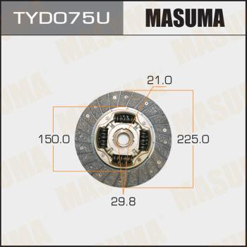 MASUMA TYD075U - Диск зчеплення autozip.com.ua