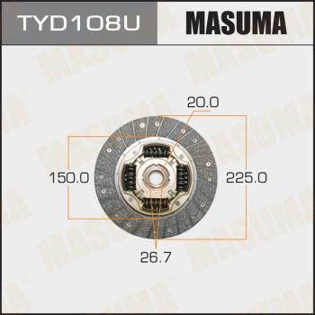 MASUMA TYD108U - Диск зчеплення autozip.com.ua