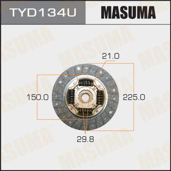 MASUMA TYD134U - Диск зчеплення autozip.com.ua