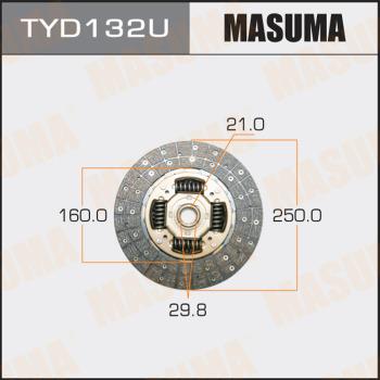 MASUMA TYD132U - Диск зчеплення autozip.com.ua