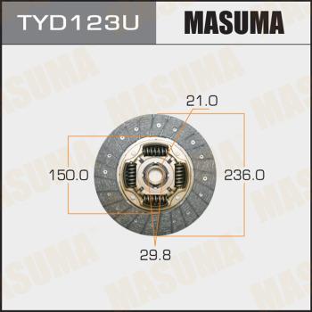 MASUMA TYD123U - Диск зчеплення autozip.com.ua