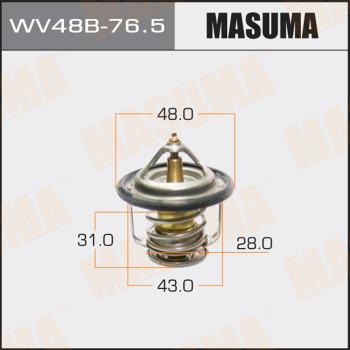 MASUMA WV48B765 - Термостат, охолоджуюча рідина autozip.com.ua