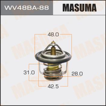 MASUMA WV48BA-88 - Термостат, охолоджуюча рідина autozip.com.ua