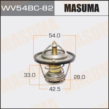 MASUMA WV54BC-82 - Термостат, охолоджуюча рідина autozip.com.ua