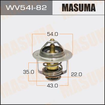 MASUMA WV54I82 - Термостат, охолоджуюча рідина autozip.com.ua