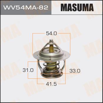 MASUMA WV54MA82 - Термостат, охолоджуюча рідина autozip.com.ua