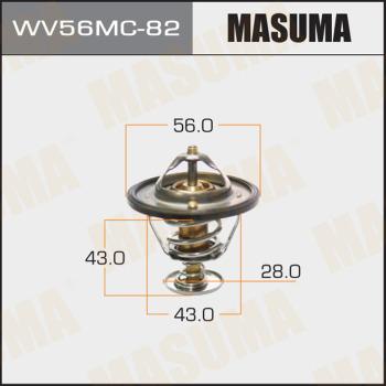 MASUMA WV56MC-82 - Термостат, охолоджуюча рідина autozip.com.ua