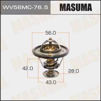 MASUMA WV56MC-76.5 - Термостат, охолоджуюча рідина autozip.com.ua