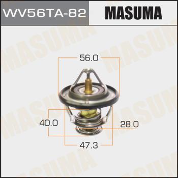 MASUMA WV56TA82 - Термостат, охолоджуюча рідина autozip.com.ua