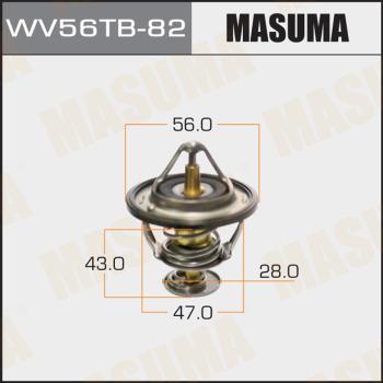 MASUMA WV56TB-82 - Термостат, охолоджуюча рідина autozip.com.ua