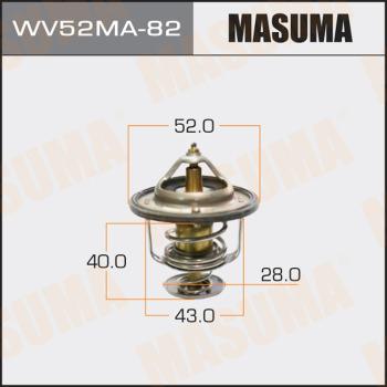 MASUMA WV52MA82 - Термостат, охолоджуюча рідина autozip.com.ua