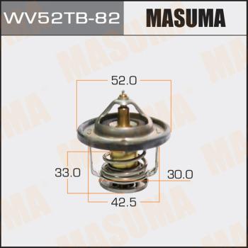 MASUMA WV52TB-82 - Термостат, охолоджуюча рідина autozip.com.ua