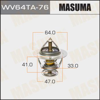 MASUMA WV64TA-76 - Термостат, охолоджуюча рідина autozip.com.ua