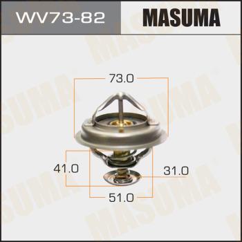 MASUMA WV7382 - Термостат, охолоджуюча рідина autozip.com.ua