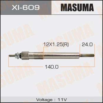 MASUMA XI-609 - Свічка розжарювання autozip.com.ua