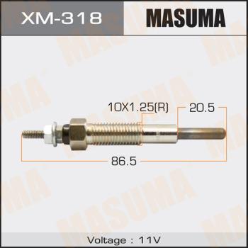 MASUMA XM-318 - Свічка розжарювання autozip.com.ua