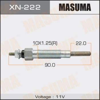 MASUMA XN-222 - Свічка розжарювання autozip.com.ua