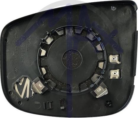 MAX MCT227-R - Дзеркальне скло, зовнішнє дзеркало autozip.com.ua