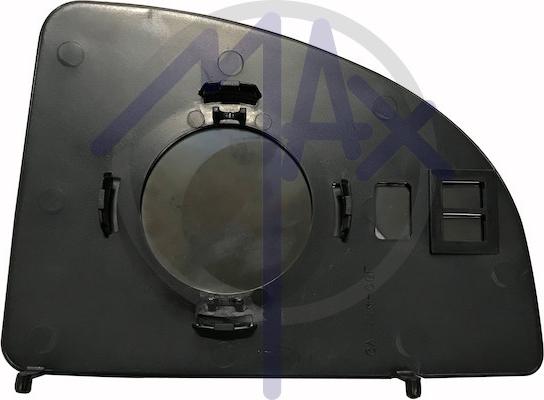 MAX MFT802-L - Дзеркальне скло, зовнішнє дзеркало autozip.com.ua