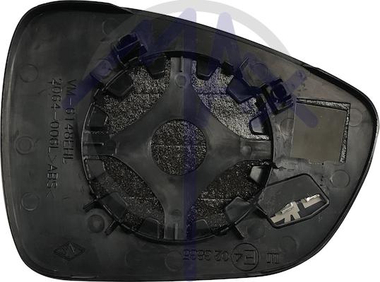 MAX MPG305-L - Дзеркальне скло, зовнішнє дзеркало autozip.com.ua