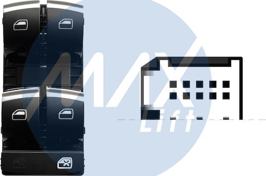 MAX SAD103 - Вимикач, стеклолод'емнік autozip.com.ua