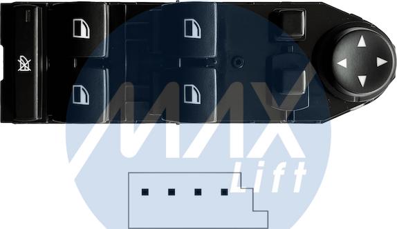 MAX SBM103 - Вимикач, стеклолод'емнік autozip.com.ua