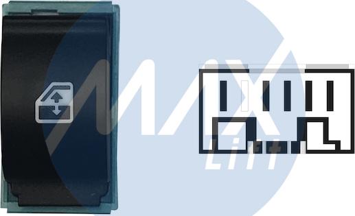 MAX SFT124 - Вимикач, стеклолод'емнік autozip.com.ua